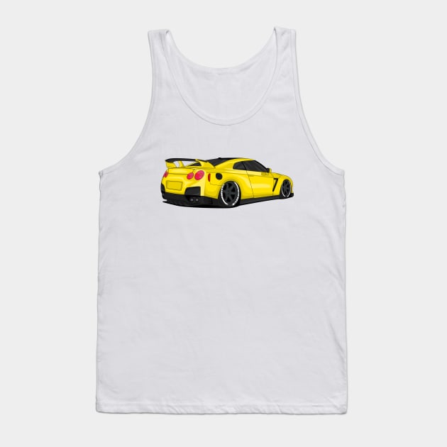 GTR YELLOW Tank Top by VENZ0LIC